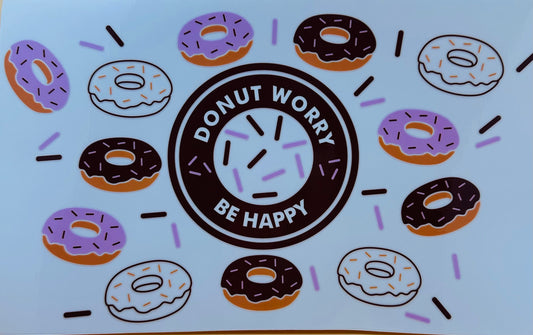 Donut Worry, Be Happy (24oz Tumbler)