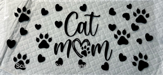 Cat Mom (15oz or 16oz Tumbler)