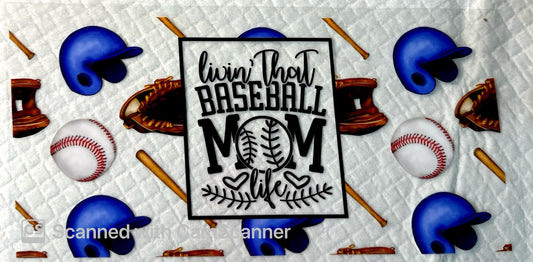 Baseball Mom (15oz or 16oz Tumbler)