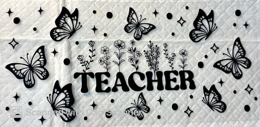 Teacher and Butterflies