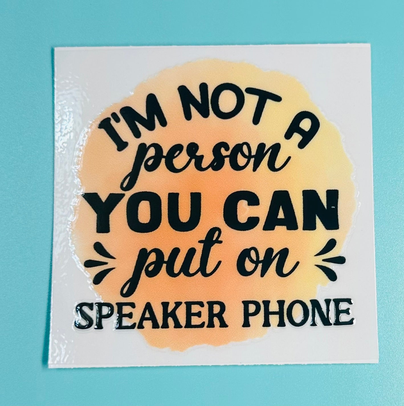 Person Speaker Phone (fits any tumbler)